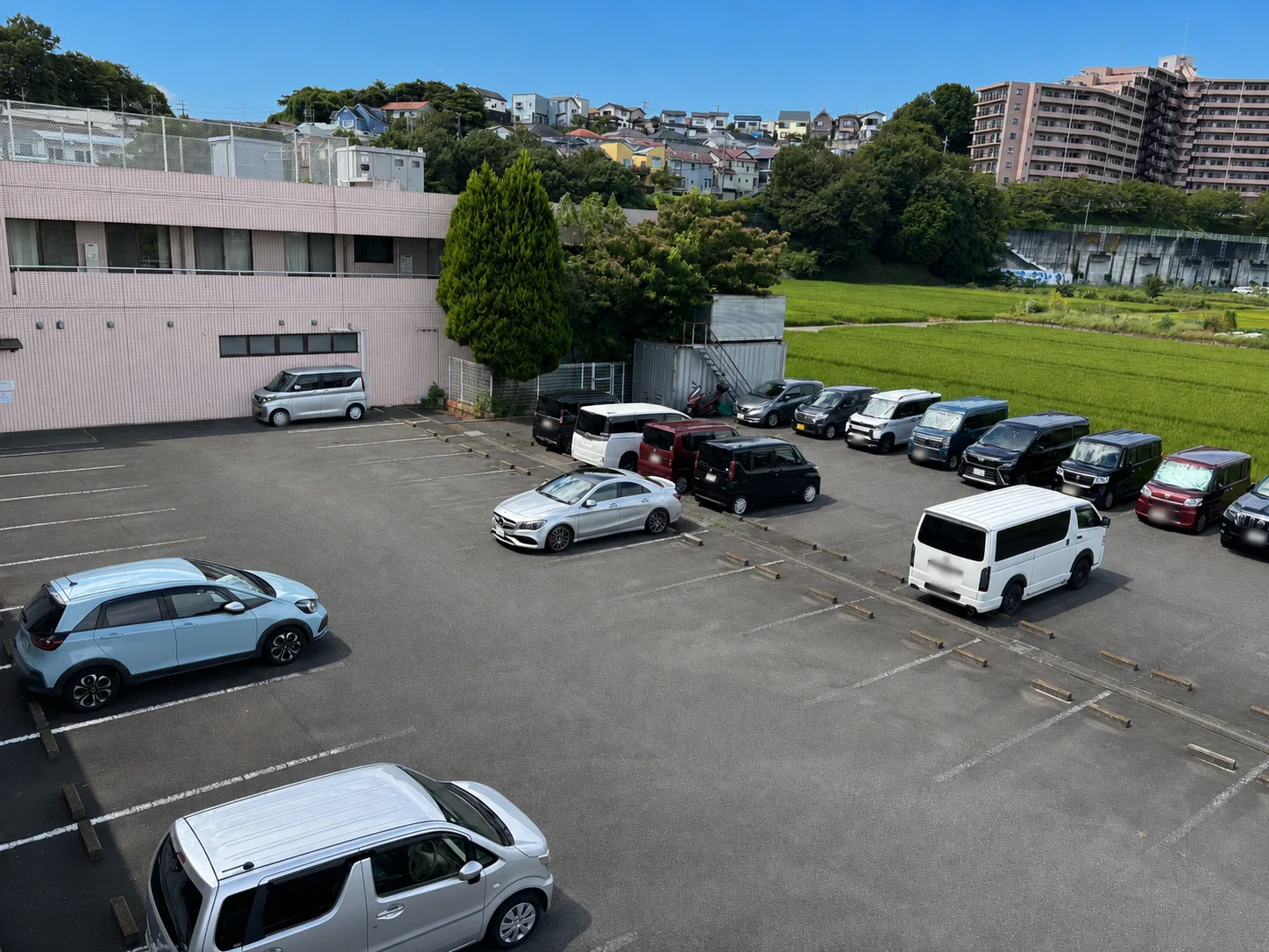 米澤外科内科の駐車場